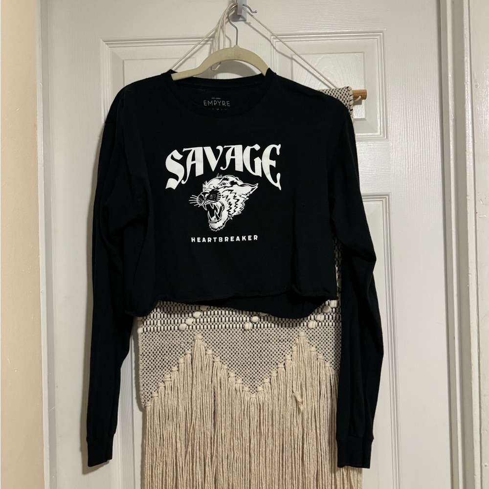 Empyre Black Savage Heartbreaker Women's Top